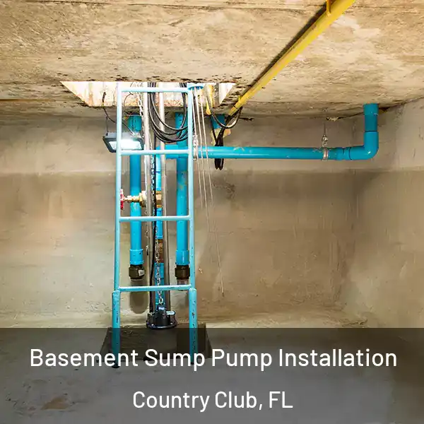  Basement Sump Pump Installation Country Club, FL