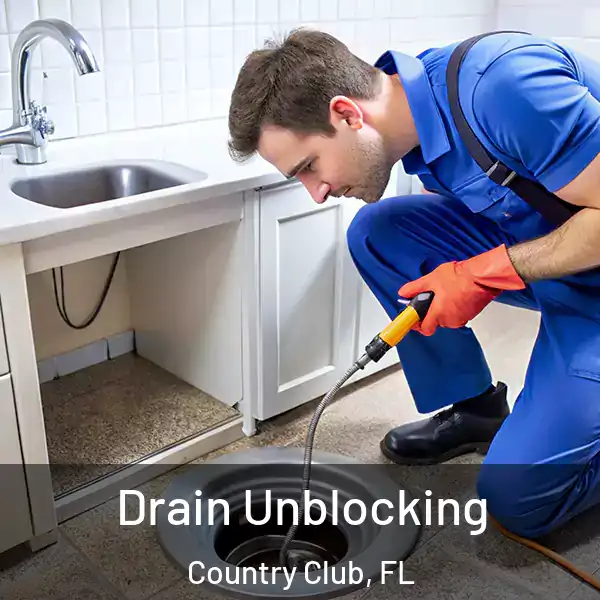  Drain Unblocking Country Club, FL
