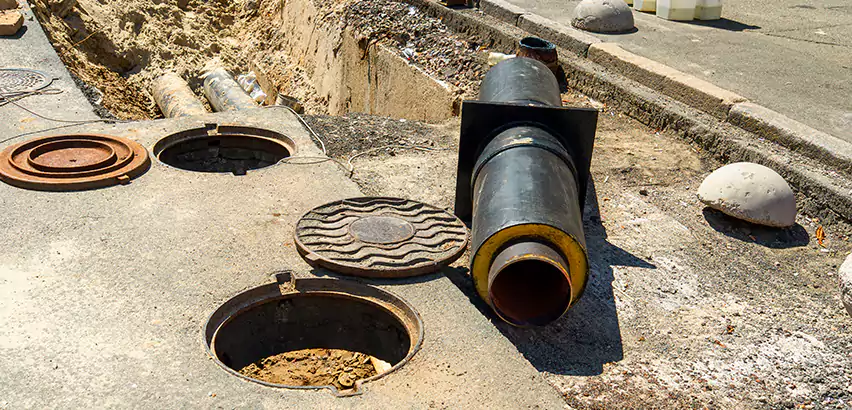 Lateral Sewer Line Replacement in Country Club
