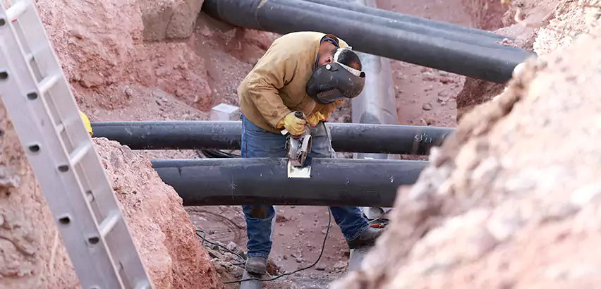 Cast Iron Sewer Pipe Replacement in Country Club