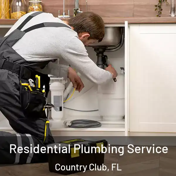  Residential Plumbing Service Country Club, FL
