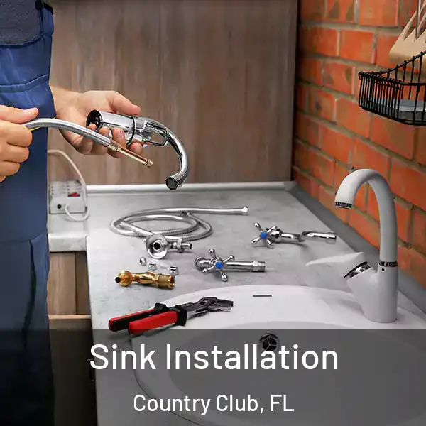  Sink Installation Country Club, FL