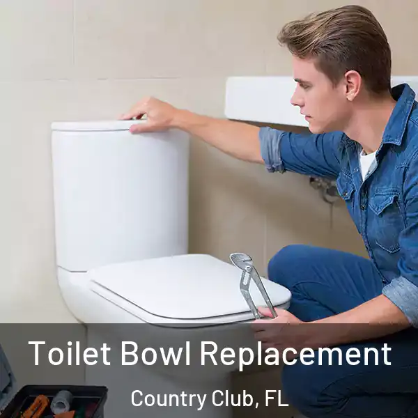  Toilet Bowl Replacement Country Club, FL