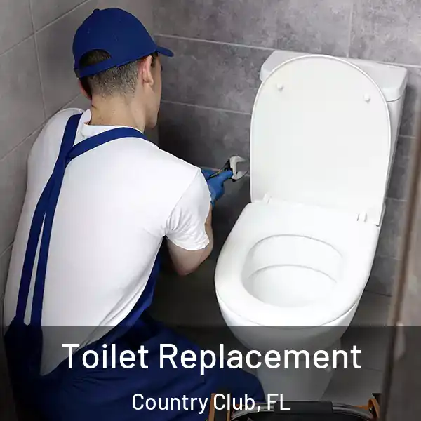  Toilet Replacement Country Club, FL